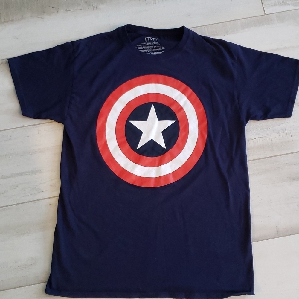 Marvel T Shirt Navy Blue